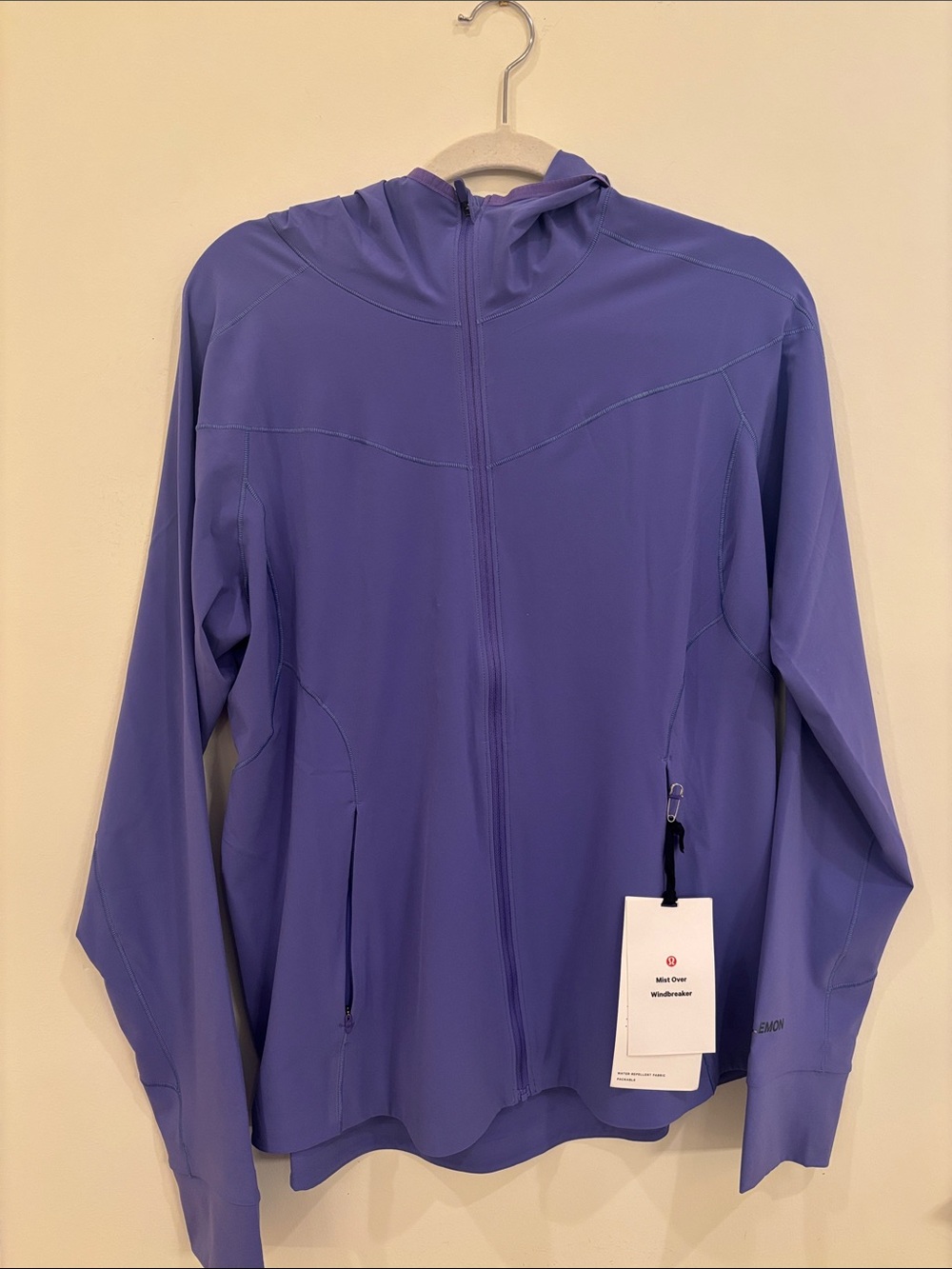 NWT- sz 12 lululemon athletica purple Mist Over Windbreaker